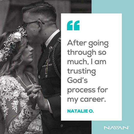 Trusting in God for her career